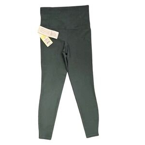 All in Motion Effortless Support Leggings Dark Green High Rise 7/8 Length XS NEW